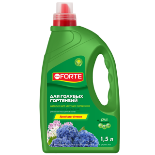 Bona Forte жидкое комплексное удобрение  "Для голубых гортензий и красивоцветущих кустарников"